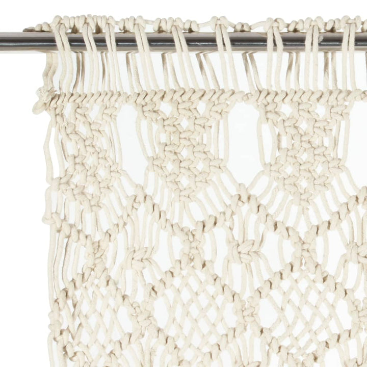 Perdea Macrame, 140 X 240 Cm, Bumbac