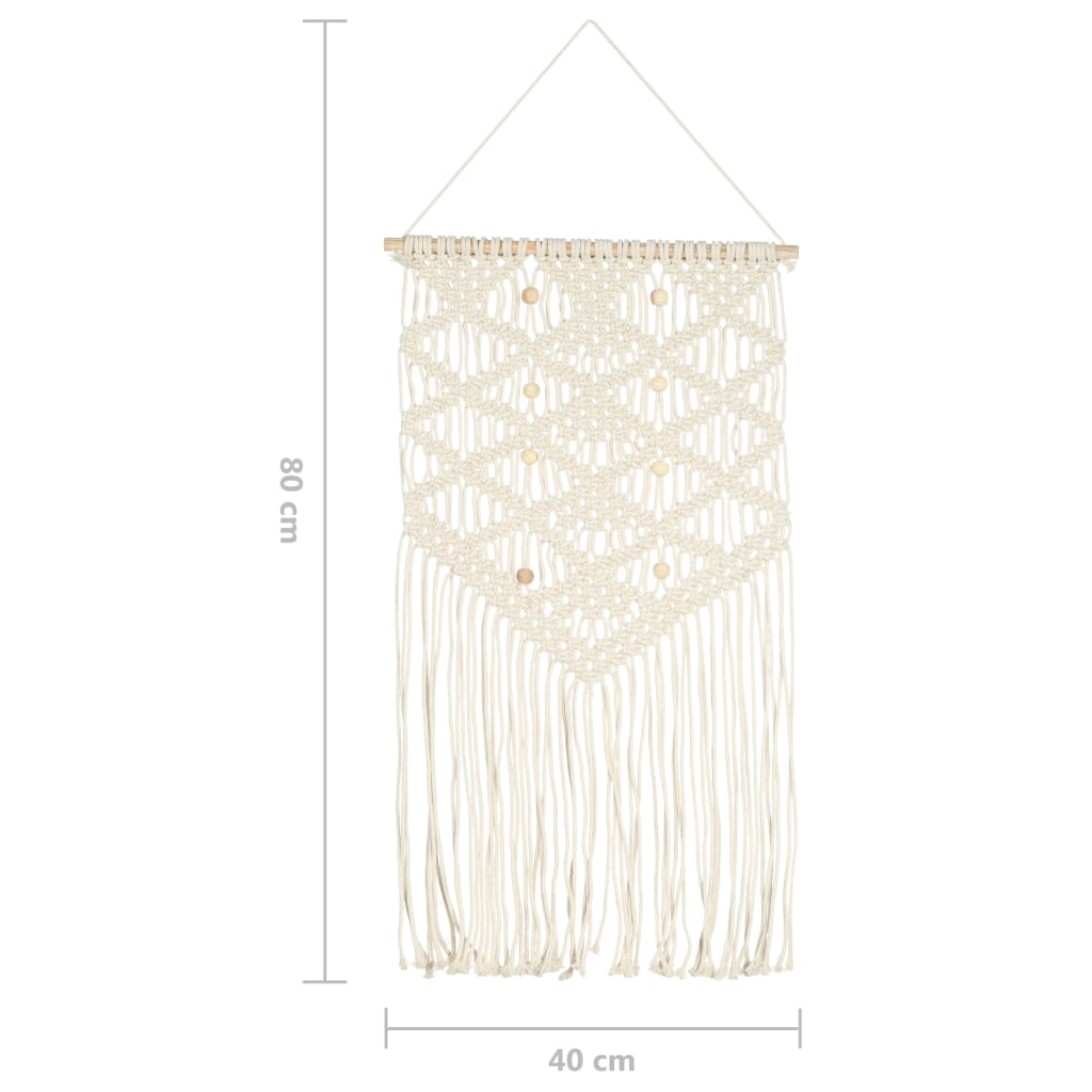 Cuier De Perete Macrame, 40X80, Bumbac
