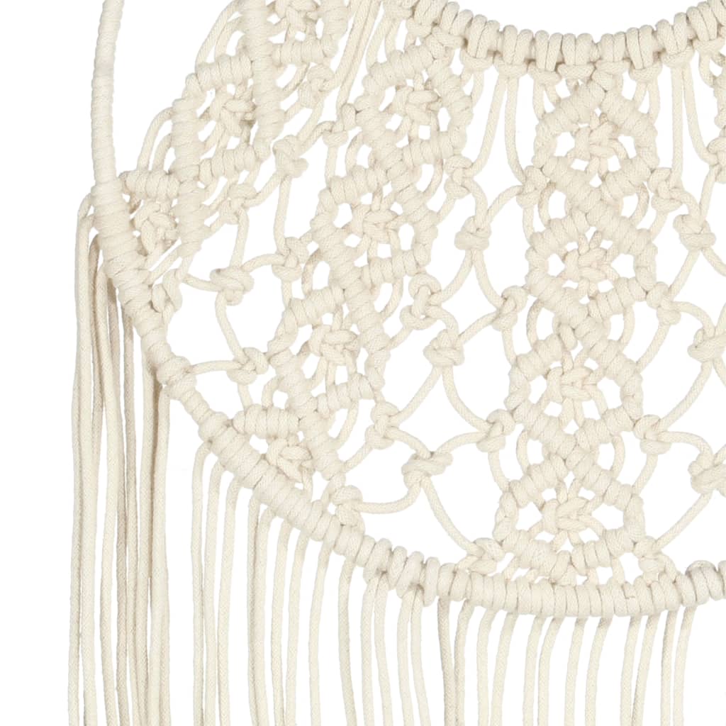 Cuier De Perete Din Macrame, 40X80, Bumbac