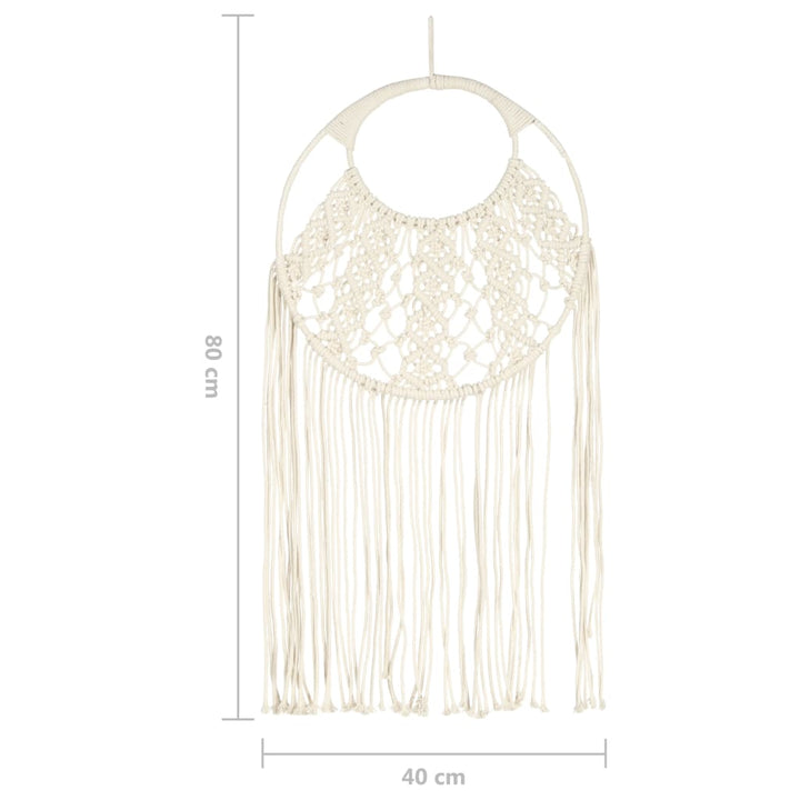 Cuier De Perete Din Macrame, 40X80, Bumbac