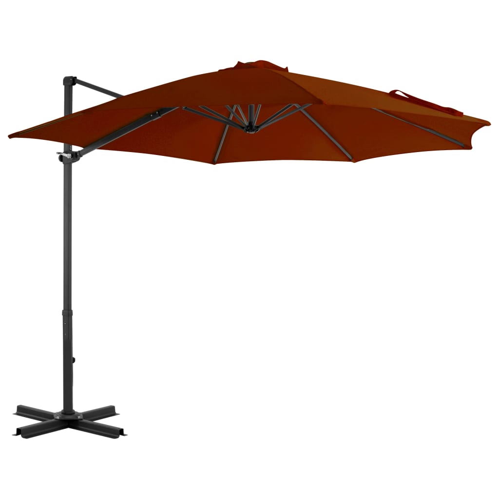 Umbrelă În Consolă Cu Stâlp Din Aluminiu, ,