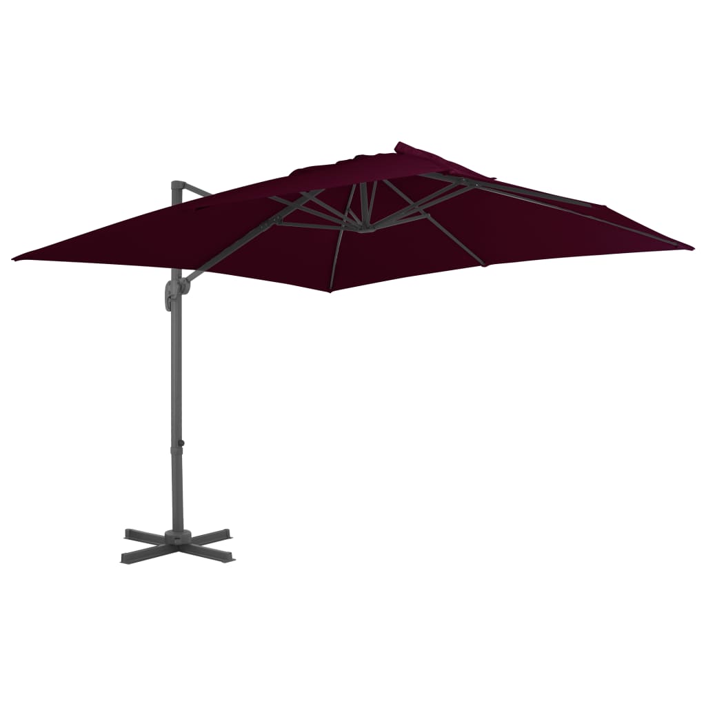 Umbrelă În Consolă Cu Stâlp Din Aluminiu, ,