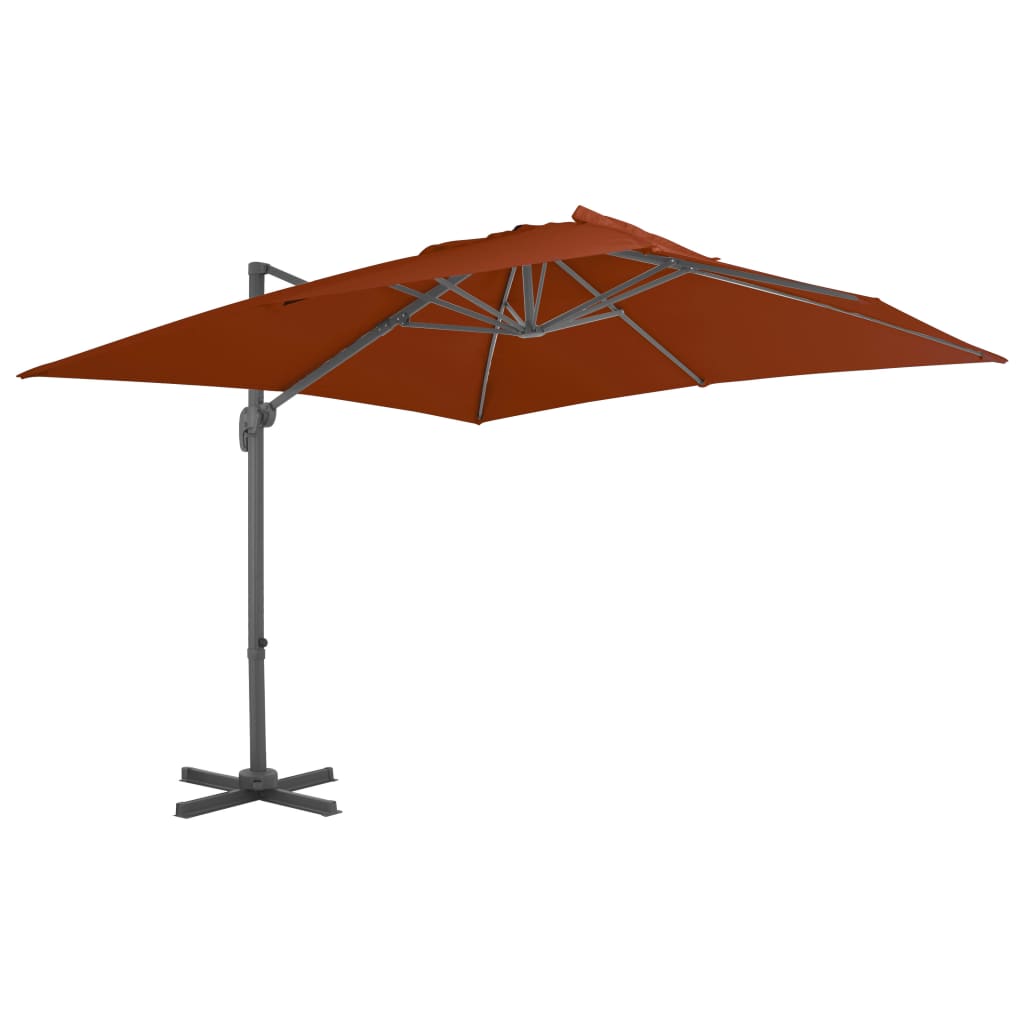 Umbrelă În Consolă Cu Stâlp Din Aluminiu, ,
