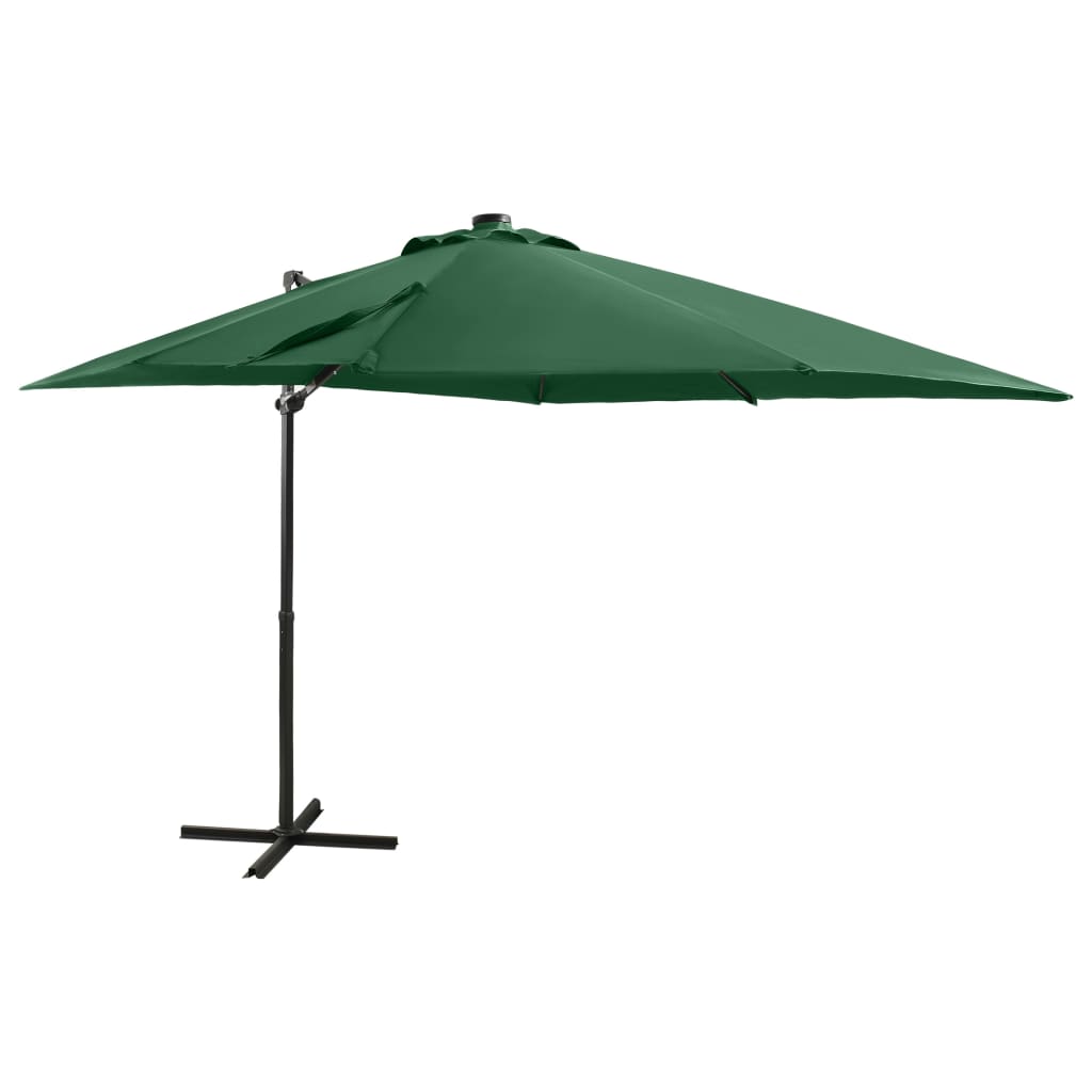 Umbrelă În Consolă Cu Stâlp Și Led-Uri, ,