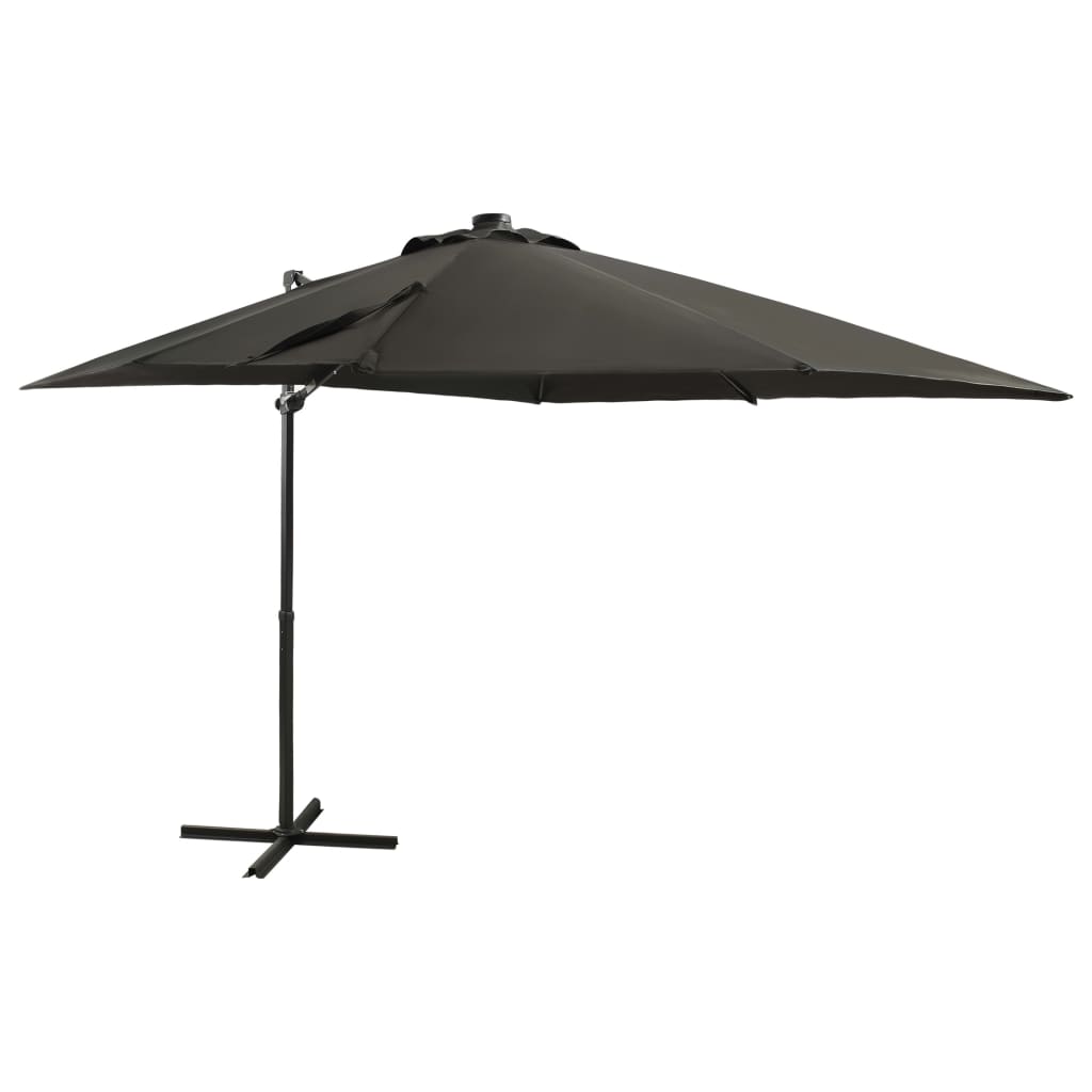 Umbrelă În Consolă Cu Stâlp Și Led-Uri, ,