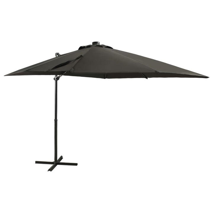 Umbrelă În Consolă Cu Stâlp Și Led-Uri, ,