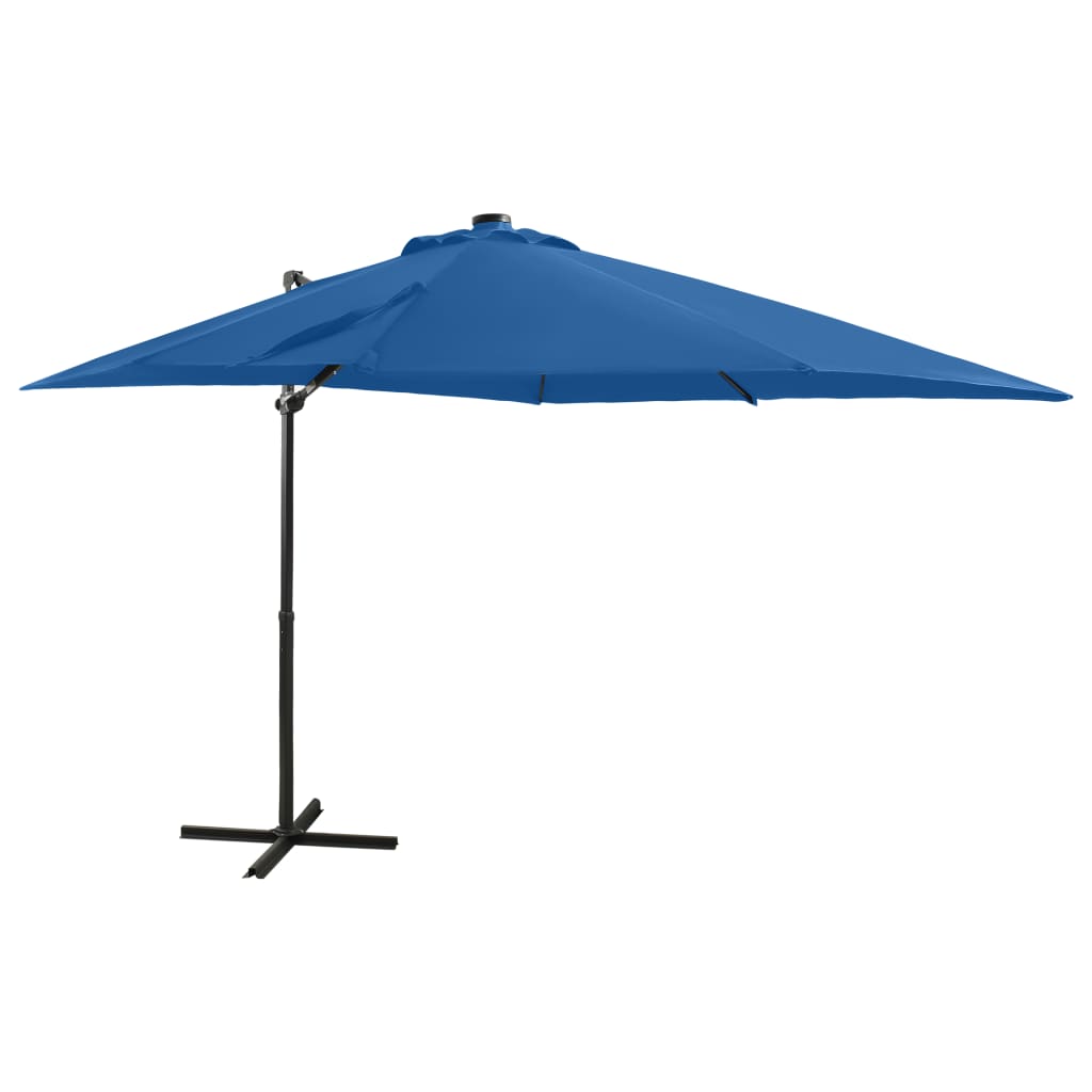 Umbrelă În Consolă Cu Stâlp Și Led-Uri, ,