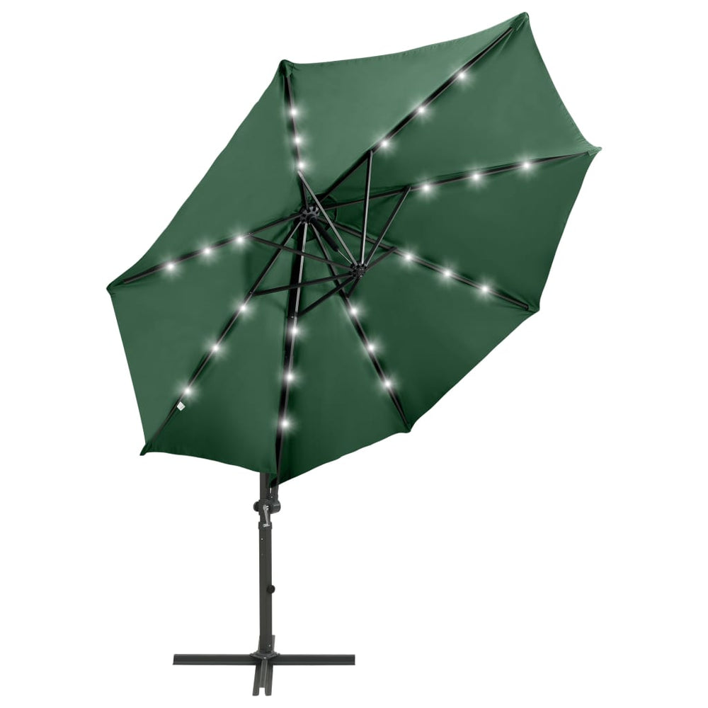 Umbrelă În Consolă Cu Stâlp Și Led-Uri, ,
