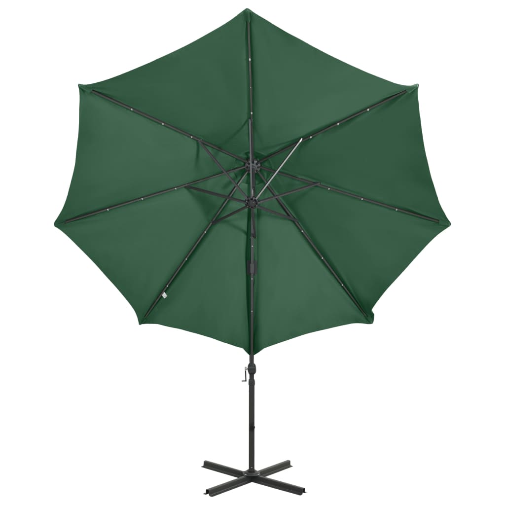 Umbrelă În Consolă Cu Stâlp Și Led-Uri, ,