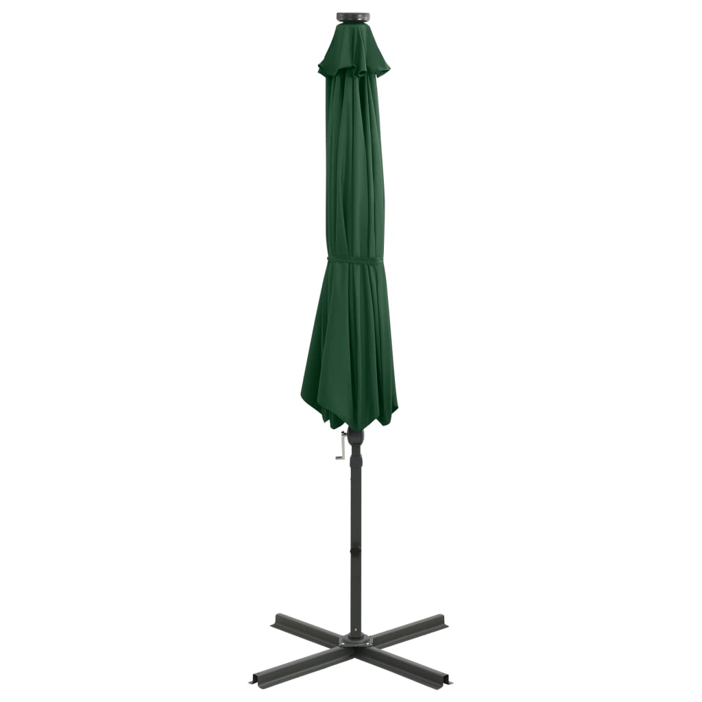 Umbrelă În Consolă Cu Stâlp Și Led-Uri, ,