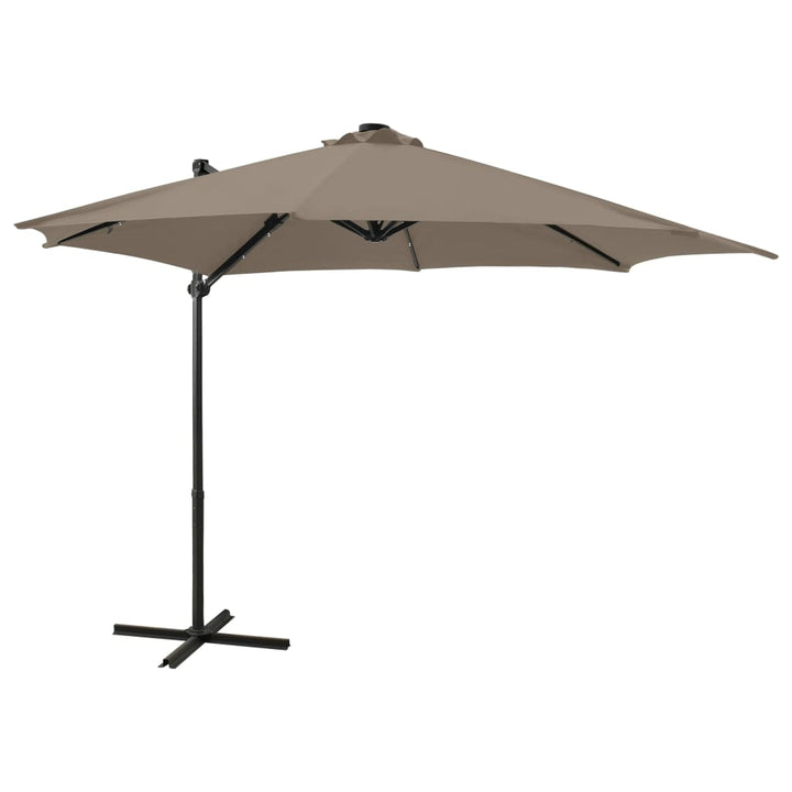 Umbrelă În Consolă Cu Stâlp Și Led-Uri, ,