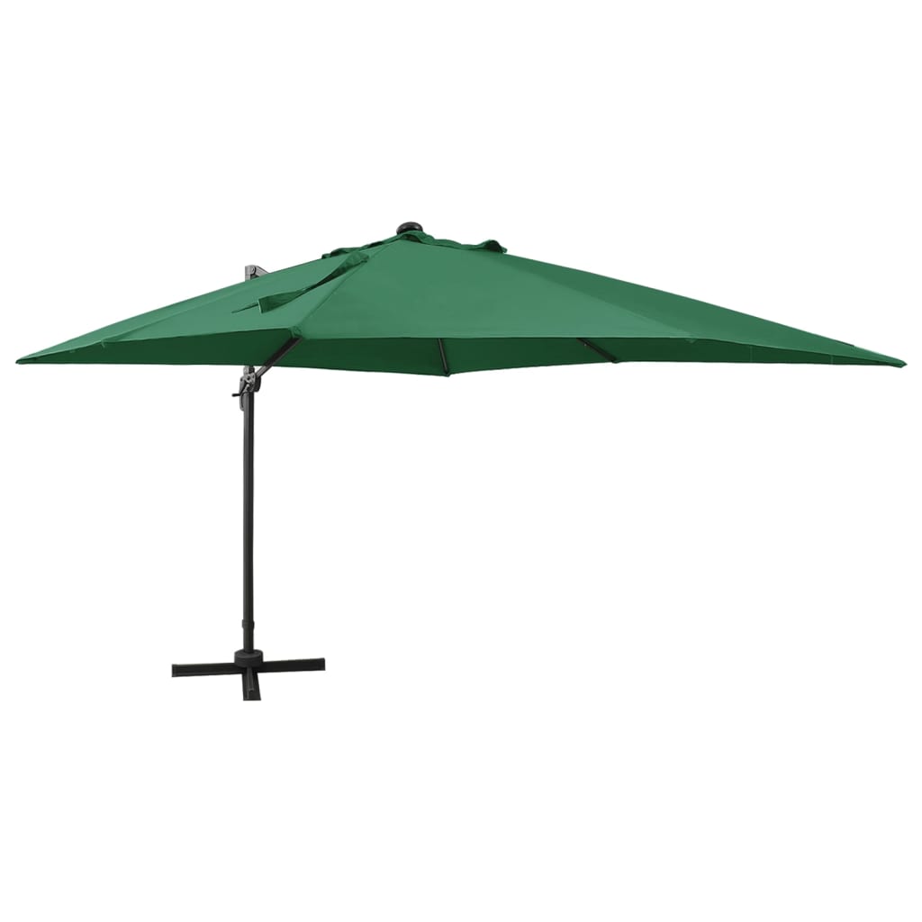 Umbrelă În Consolă Cu Stâlp Și Led-Uri, , 300 Cm