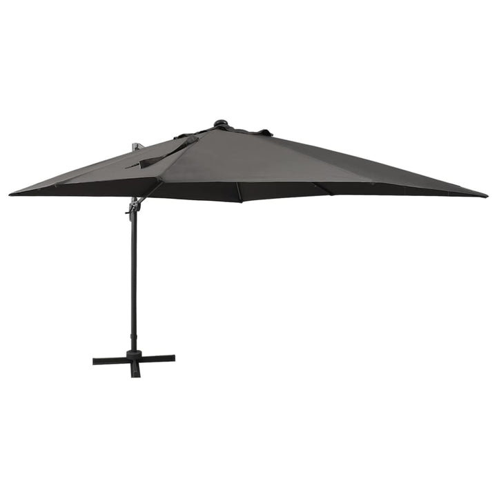 Umbrelă În Consolă Cu Stâlp Și Led-Uri, , 300 Cm