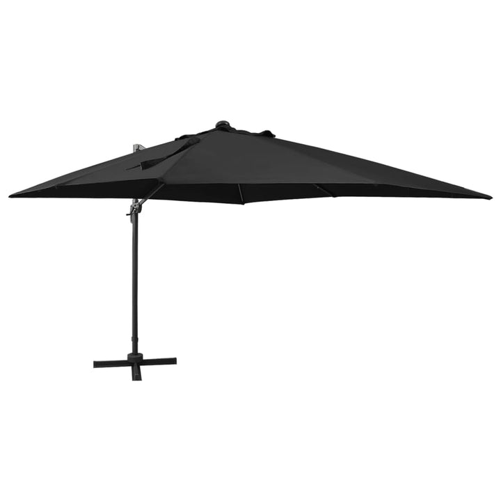 Umbrelă În Consolă Cu Stâlp Și Led-Uri, , 300 Cm