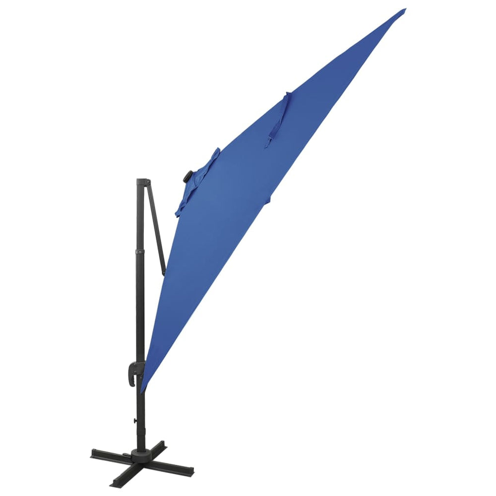Umbrelă În Consolă Cu Stâlp Și Led-Uri, , 300 Cm