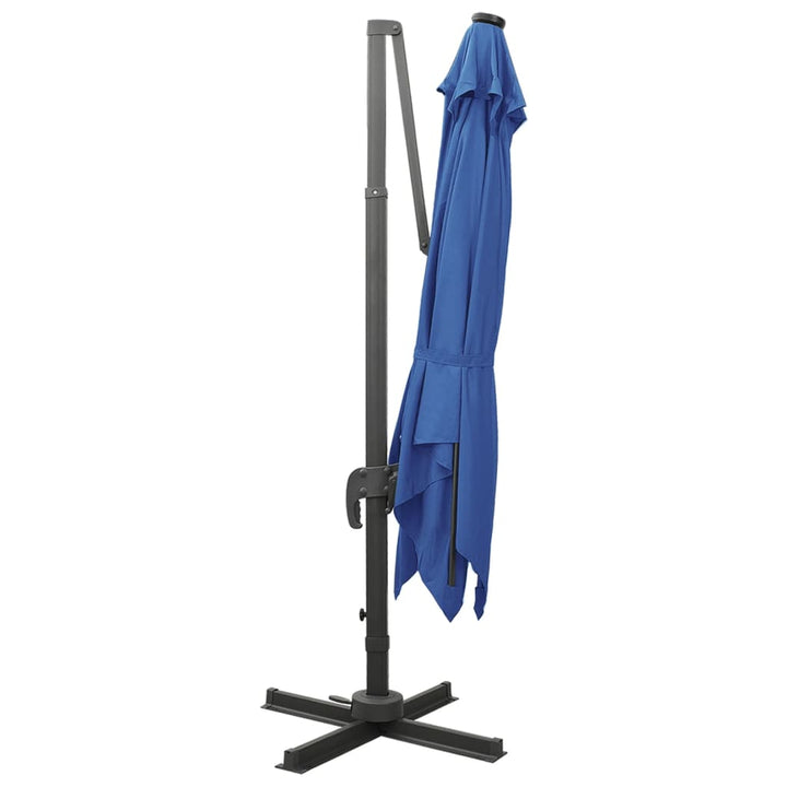 Umbrelă În Consolă Cu Stâlp Și Led-Uri, , 300 Cm