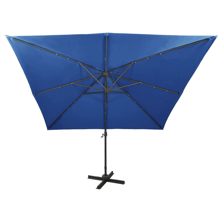 Umbrelă În Consolă Cu Stâlp Și Led-Uri, , 300 Cm