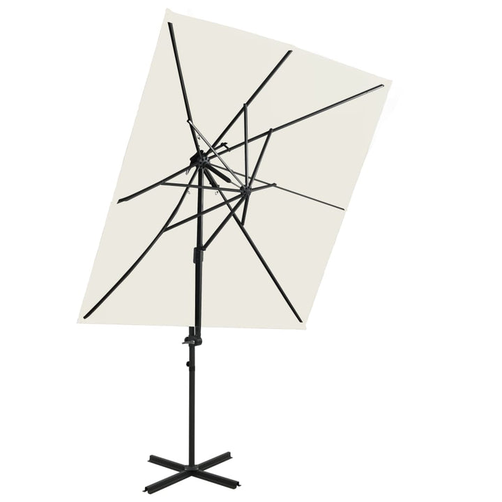 Umbrelă În Consolă Cu Înveliș Dublu, , 250X250 Cm