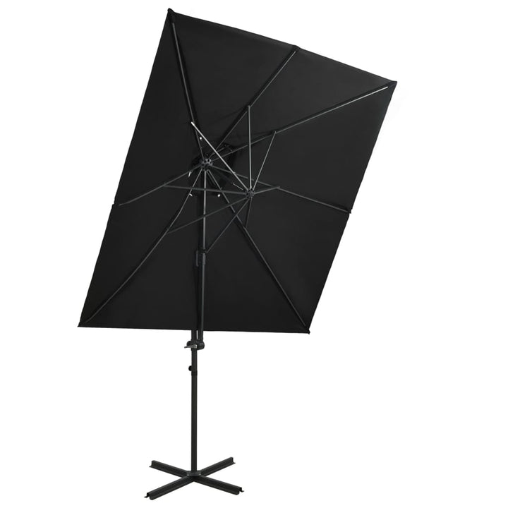 Umbrelă În Consolă Cu Înveliș Dublu, , 250X250 Cm