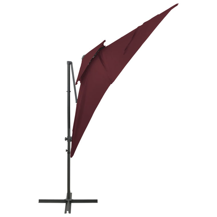 Umbrelă În Consolă Cu Înveliș Dublu, , 250X250 Cm