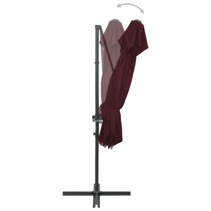 Umbrelă În Consolă Cu Înveliș Dublu, , 250X250 Cm