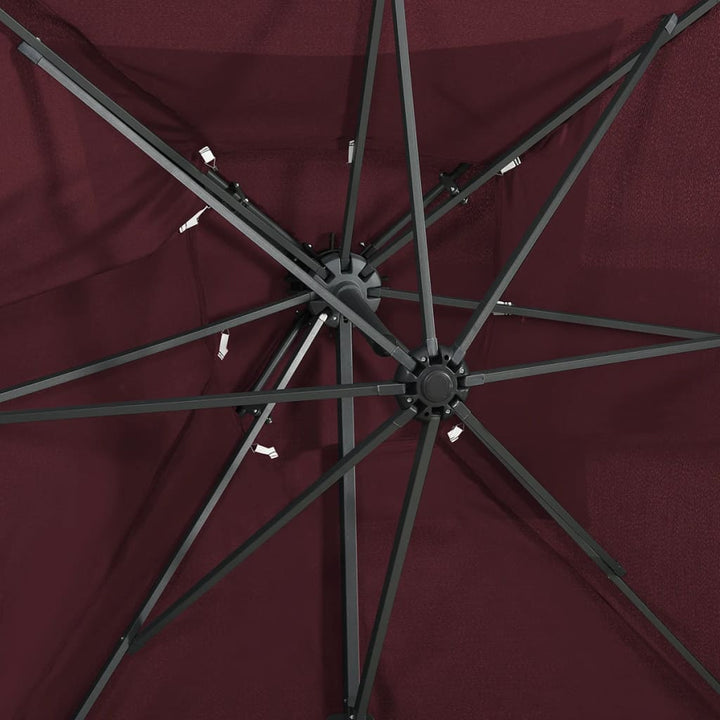 Umbrelă În Consolă Cu Înveliș Dublu, , 250X250 Cm