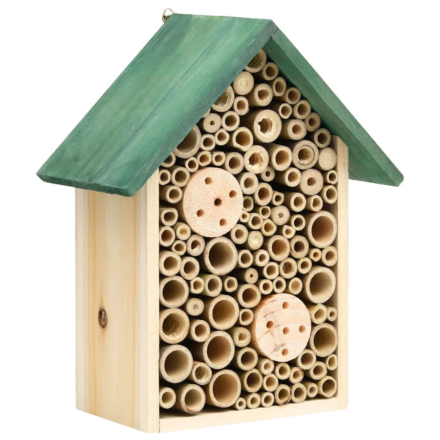 Casă Pentru Insecte, 2 Buc., 23X14X29 Cm, Lemn Masiv De Brad