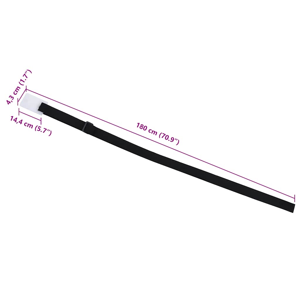 Accesorii Pentru Derulator Prelată De Piscină, 8 Buc., 1,8 M