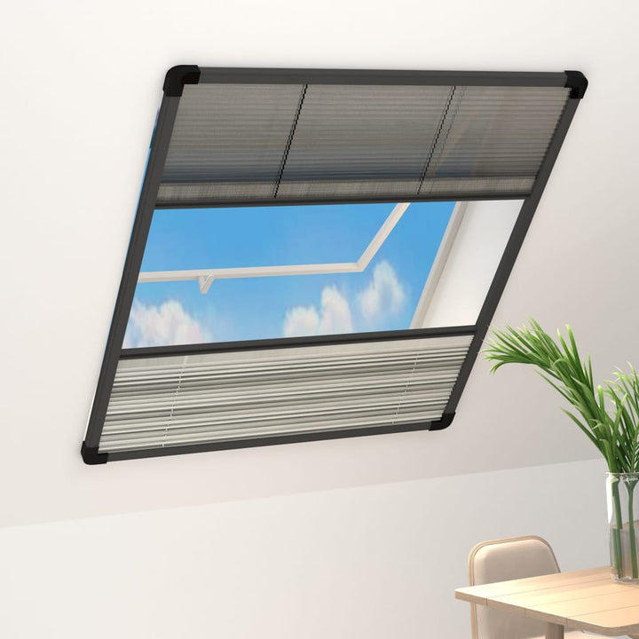 Ecran Insecte Pentru Ferestre, Cu Umbrar, , Aluminiu