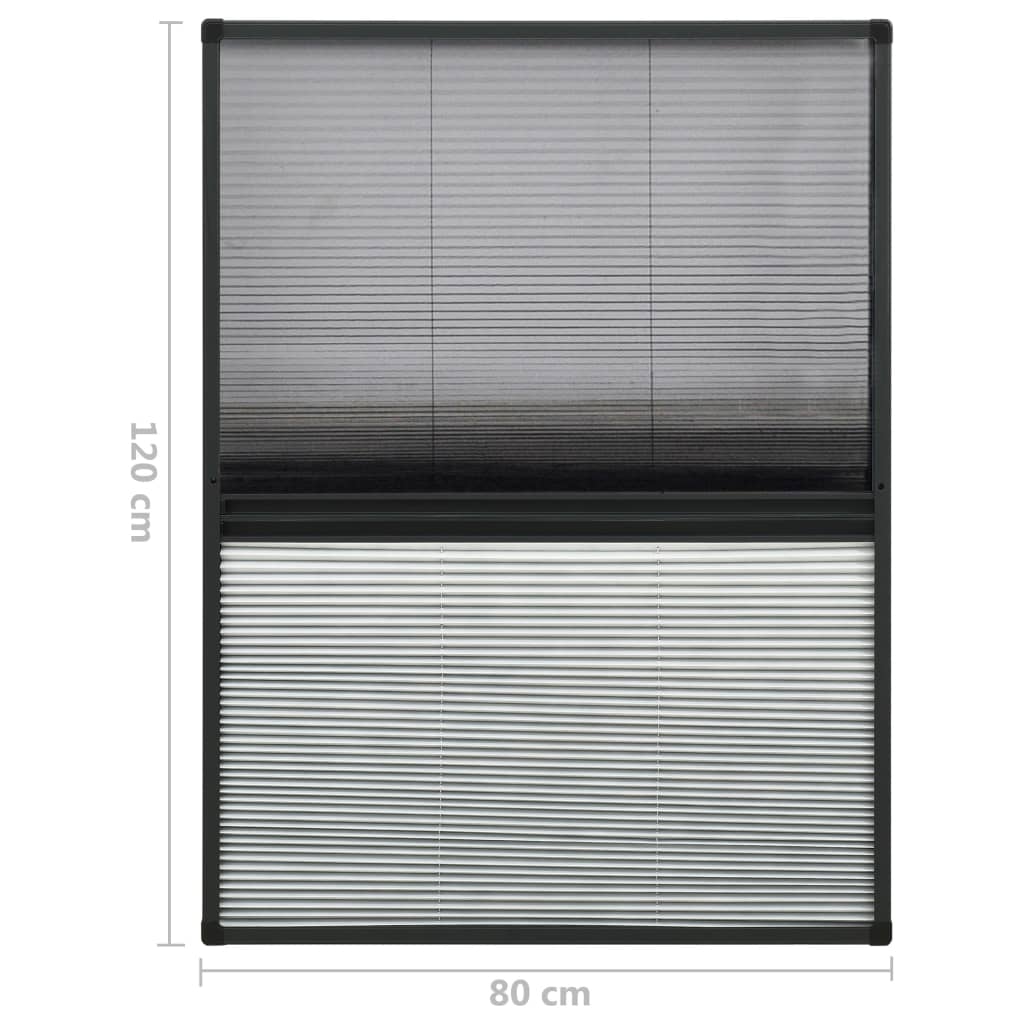 Ecran Insecte Pentru Ferestre, Cu Umbrar, , Aluminiu
