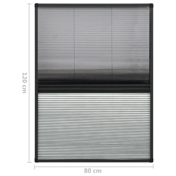 Ecran Insecte Pentru Ferestre, Cu Umbrar, , Aluminiu