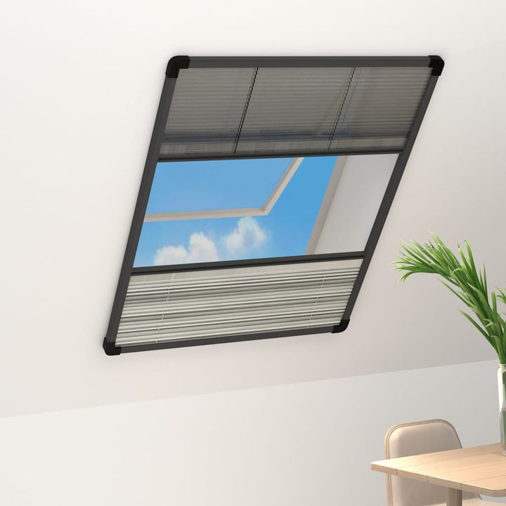 Ecran Insecte Pentru Ferestre, Cu Umbrar, , Aluminiu