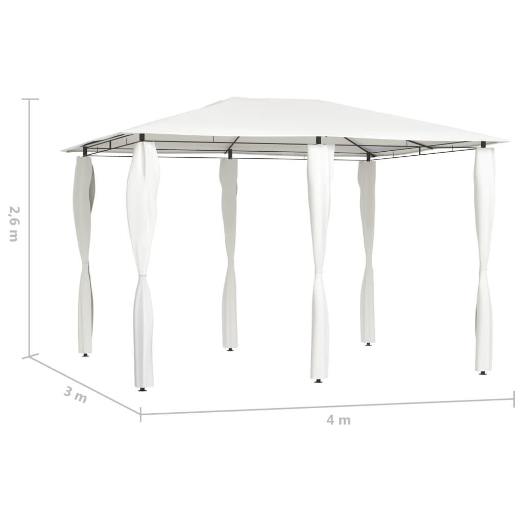 Pavilion Cu Huse Pentru Stâlpi, , 3X4X2,6 M, 160 G/M²