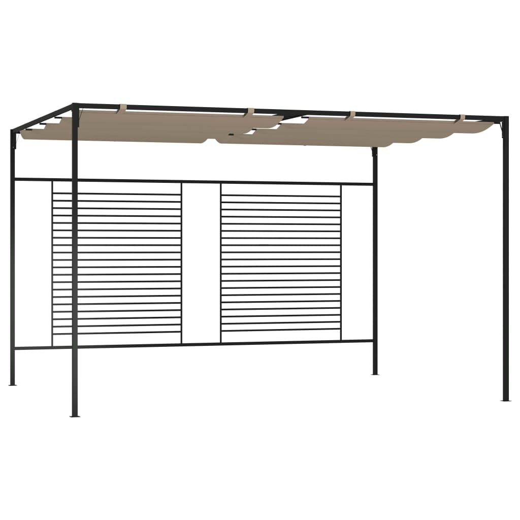Pavilion Cu Acoperiș Retractabil, , 4X3X2,3 M, 180 G/M²