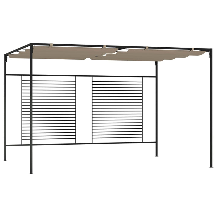 Pavilion Cu Acoperiș Retractabil, , 4X3X2,3 M, 180 G/M²