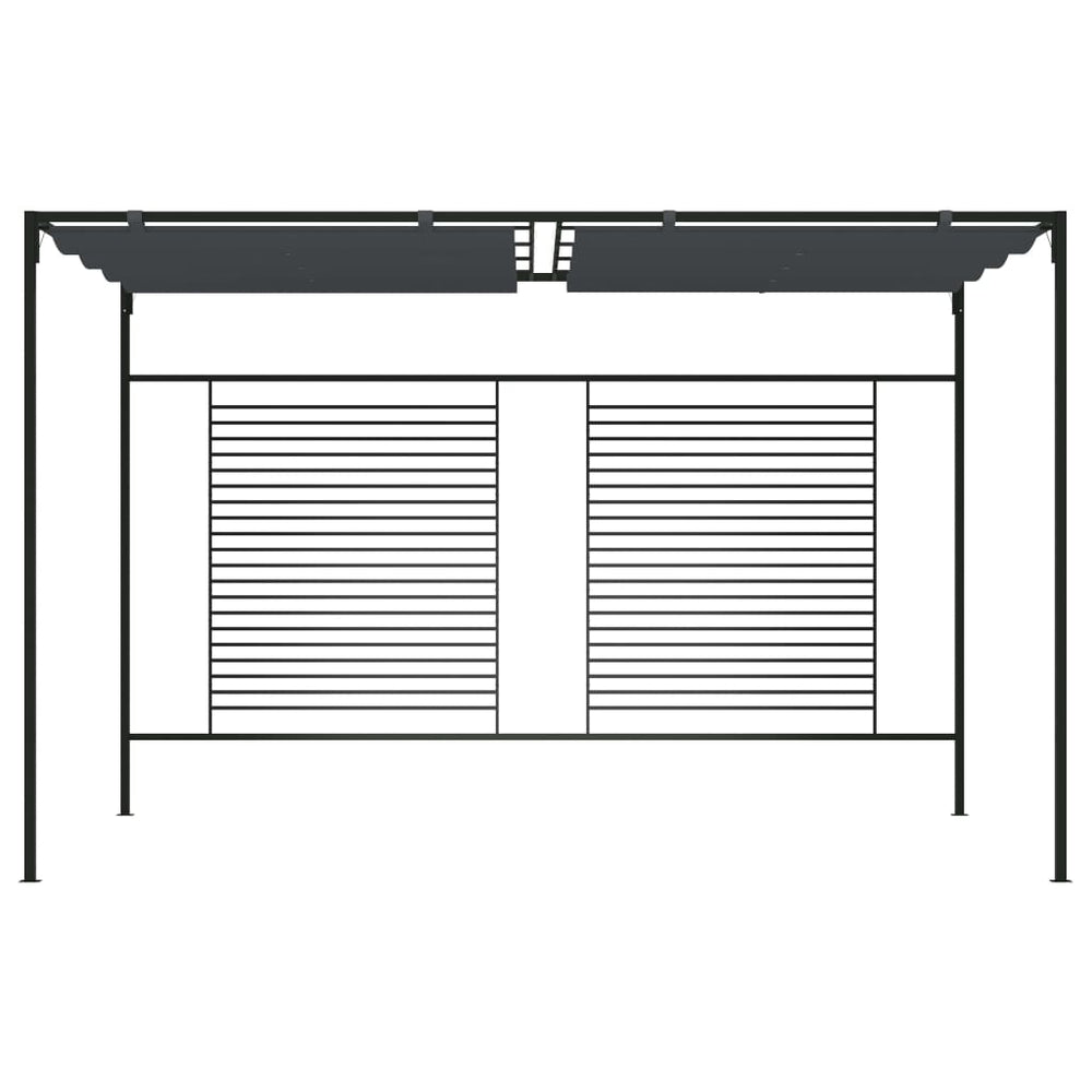Pavilion Cu Acoperiș Retractabil, , 4X3X2,3 M, 180 G/M²