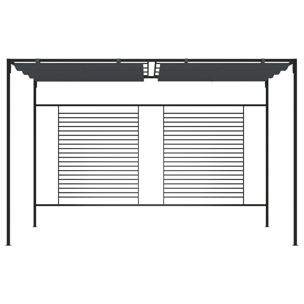 Pavilion Cu Acoperiș Retractabil, , 4X3X2,3 M, 180 G/M²