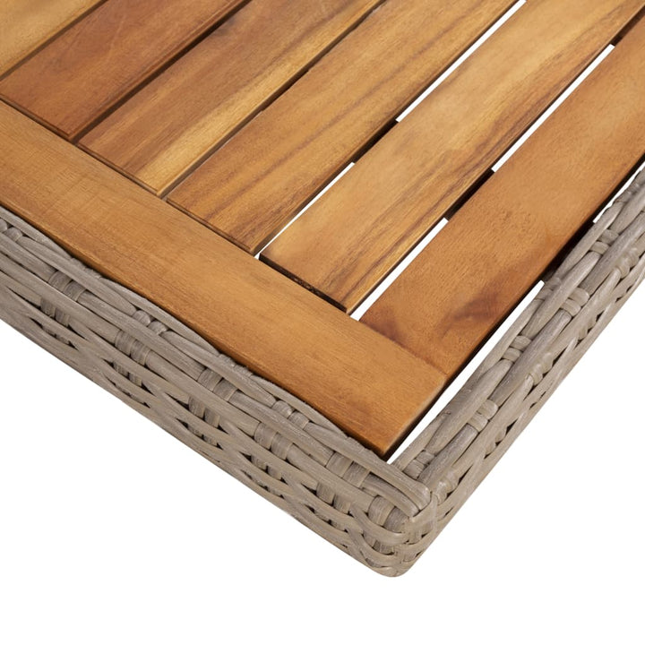 Set Mobilier De Exterior, 9 Piese, , Poliratan