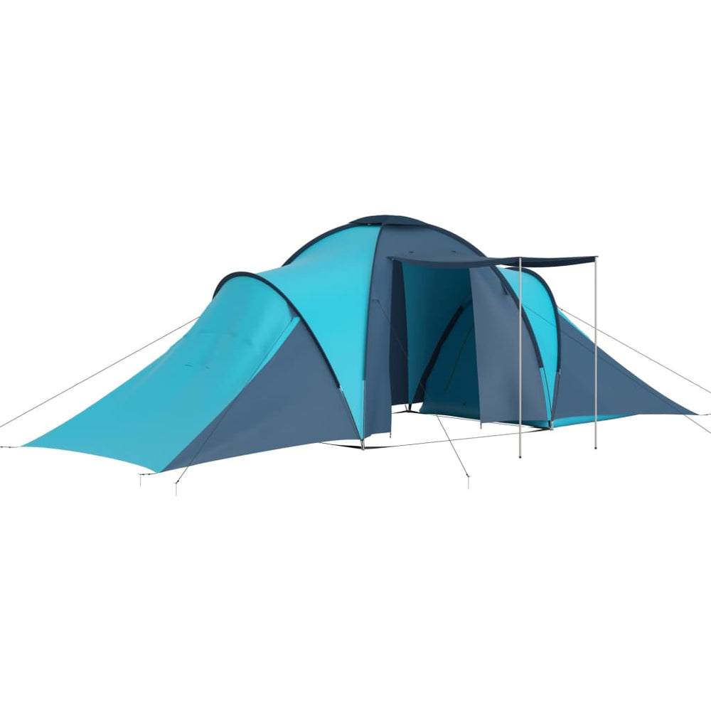Cort Camping, 6 Persoane, Albastru Și Bleu