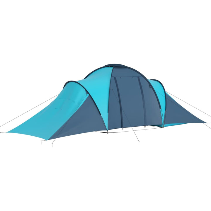Cort Camping, 6 Persoane, Albastru Și Bleu