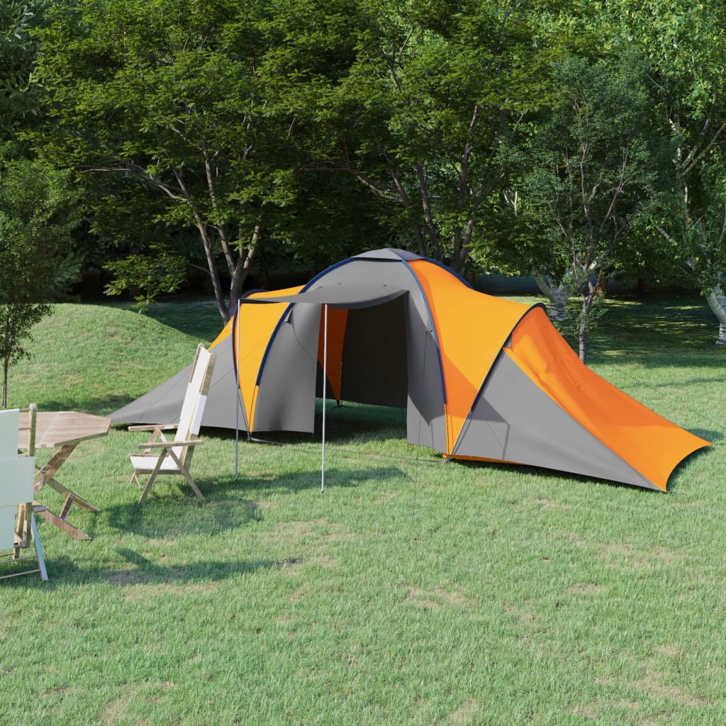 Cort Camping, 6 Persoane, Albastru Și Bleu