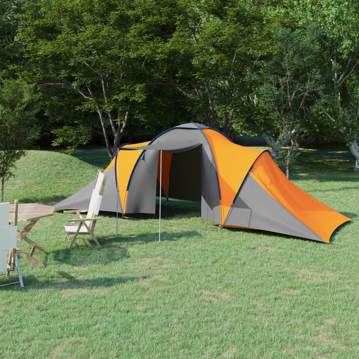 Cort Camping, 6 Persoane, Albastru Și Bleu