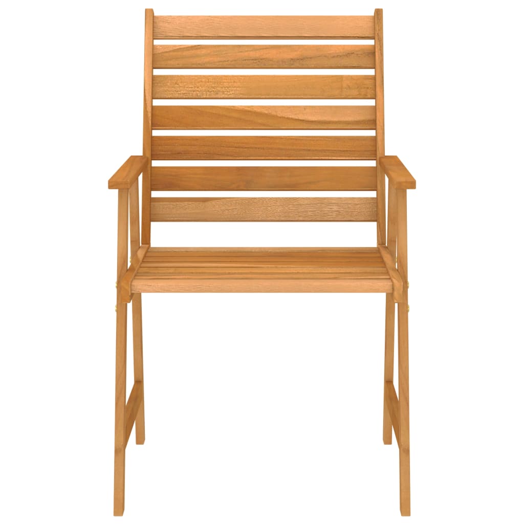 Set Mobilier De Masă Pentru Grădină, 5 Piese, Lemn Masiv Acacia