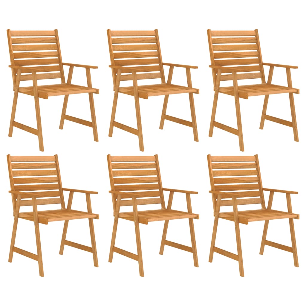 Set Mobilier De Grădină, 7 Piese, Lemn Masiv De Acacia