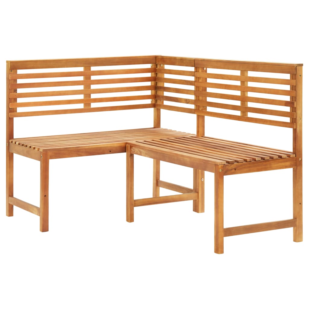 Set Mobilier Bistro, 4 Piese, Lemn Masiv De Acacia