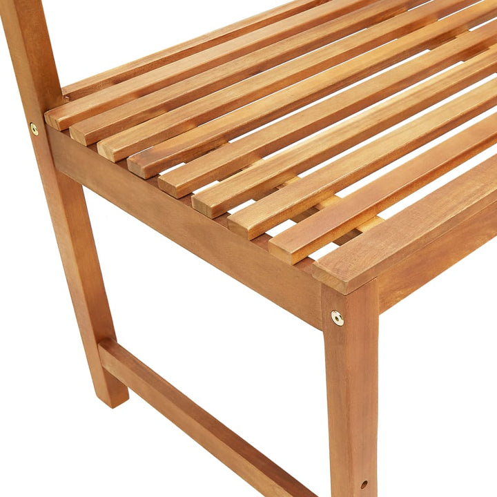 Set Mobilier Bistro, 4 Piese, Lemn Masiv De Acacia