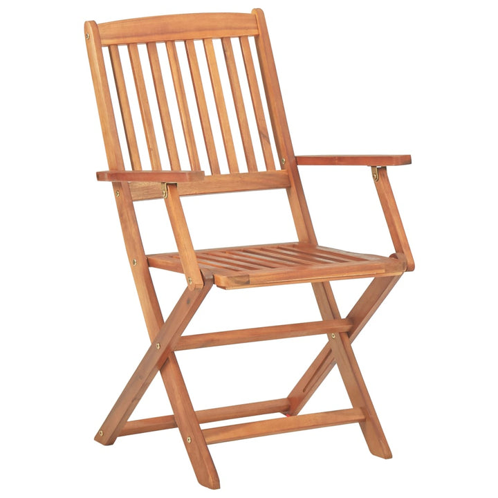 Set Mobilier Bistro, 4 Piese, Lemn Masiv De Acacia