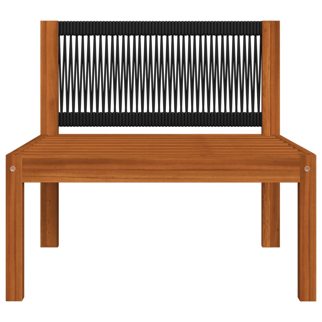 Set Mobilier Grădină Cu Perne, Crem, 7 Piese, Lemn Masiv Acacia