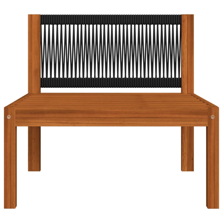 Set Mobilier Grădină Cu Perne, Crem, 7 Piese, Lemn Masiv Acacia