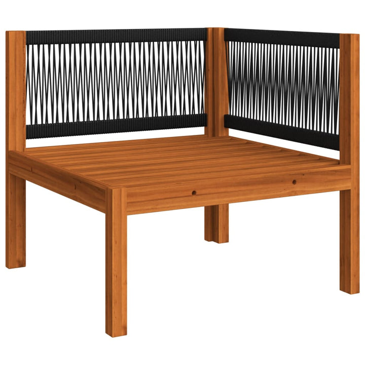Set Mobilier Grădină Cu Perne, Crem, 5 Piese, Lemn Masiv Acacia